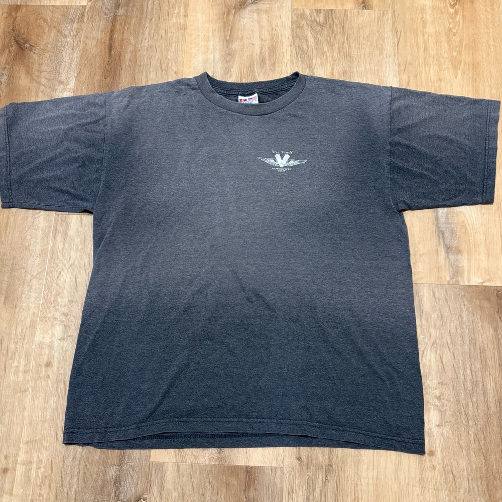 Vintage Victory Motorcycle Rally - Spirit Lake, Iowa Gray T-Shirt XL - Picture 2 of 5